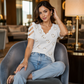 🔥50% OFF TODAY! 💕 Women’s Scalloped V-Neck Heart Print T-Shirt ✨ Soft, Casual & Flattering Fit | Perfect for Everyday Wear, Holidays & Summer Outfits 🌸