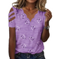🔥50% OFF TODAY! 💕 Women’s Scalloped V-Neck Heart Print T-Shirt ✨ Soft, Casual & Flattering Fit | Perfect for Everyday Wear, Holidays & Summer Outfits 🌸