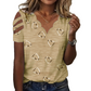 🔥50% OFF TODAY! 💕 Women’s Scalloped V-Neck Heart Print T-Shirt ✨ Soft, Casual & Flattering Fit | Perfect for Everyday Wear, Holidays & Summer Outfits 🌸