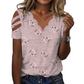 🔥50% OFF TODAY! 💕 Women’s Scalloped V-Neck Heart Print T-Shirt ✨ Soft, Casual & Flattering Fit | Perfect for Everyday Wear, Holidays & Summer Outfits 🌸