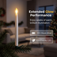Flickering Flameless LED Taper Candles