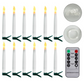 Flickering Flameless LED Taper Candles