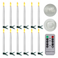 Flickering Flameless LED Taper Candles