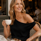 🔥 50% OFF! ✨ Women’s Casual One-Shoulder Top | Stylish Asymmetric Neckline | Lightweight & Easy to Style for Everyday Summer Looks 💕