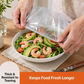 🍱 50% OFF NOW! 🧊 Disposable Elastic Food Bowl Covers – Stretchable, spill-proof & food-safe – Keeps meals fresh & covers any bowl ✨