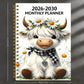 🔥 50% OFF 🐮 2026–2030 Highland Cow 5-Year Planner – Cute, Spacious & Perfect for Long-Term Planning
