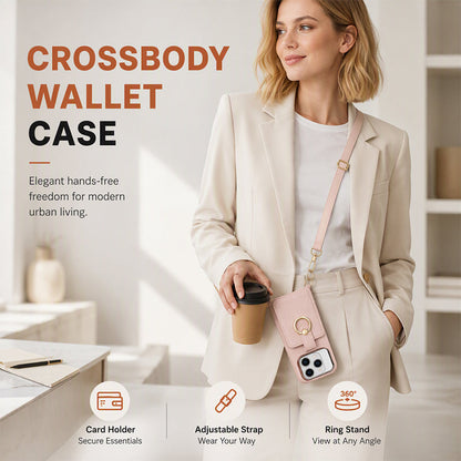 🔥 50% OFF! 🧲 Magnetic Wallet Phone Case with Ring Stand – Detachable Card Holder & Kickstand | Hands-Free Viewing | Slim, Protective & Convenient for Everyday Use