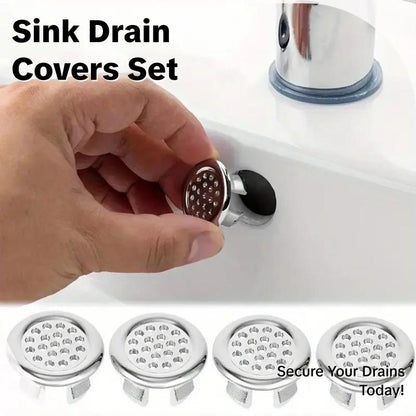 🔥 50% OFF 🚿 Round Bathroom Sink Overflow Hole Cover – Simple, Neat & Easy to Install ✨