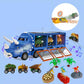🦖 HOT SALE 50% OFF 🔥 Interactive Dinosaur Transporter Toy Truck with Lights, Music & Mini Dino Cars