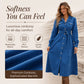 🔥 OVER 60% OFF 🍂 Women’s Corduroy Midi Shirt Dress with Belt – Flattering, Cosy & Effortlessly Polished