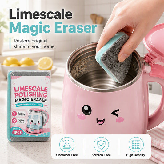 🧽 50% OFF NOW! ✨ Limescale Magic Eraser Sponge – Chemical-Free, High-Density & Easy to Use