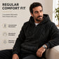 🔥 OVER 60% OFF ❄️ Men’s Plush Diamond Knit Hoodie – Warm, Textured & Built for Winter