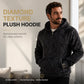 🔥 OVER 60% OFF ❄️ Men’s Plush Diamond Knit Hoodie – Warm, Textured & Built for Winter