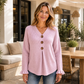 🔥 OVER 50% OFF 🍂 Women’s Soft V-Neck Textured-Knit Sweater – Cosy, Flattering & Easy to Style