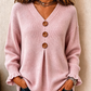 🔥 OVER 50% OFF 🍂 Women’s Soft V-Neck Textured-Knit Sweater – Cosy, Flattering & Easy to Style