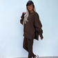 🔥 LAST DAY – 75% OFF 👟 Women’s Long Sweatshirt & Leggings 2-Piece Set – Comfy, Flattering & Effortlessly Put Together