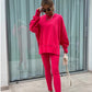 🔥 LAST DAY – 75% OFF 👟 Women’s Long Sweatshirt & Leggings 2-Piece Set – Comfy, Flattering & Effortlessly Put Together