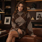 ⏳LAST DAY SALE ONLY ￡23.99!!🍂✨Women's Argyle Knit Sweater & Skirt Set – Elegant, Cosy & Effortlessly Chic
