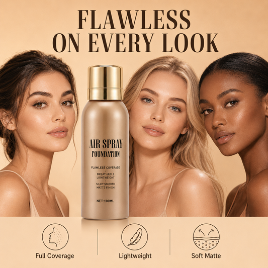 🔥 68% OFF 💄 Air Spray Foundation – Quick-Blend Coverage with a Soft-Matte Finish