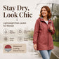 🍂⏳ LIMITED TIME 60% OFF! 💥 Women’s Outdoor Waterproof Hooded Jacket – Practical, Versatile & Ready for Changing Weather