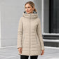 ⌛Limited-Time 50% OFF🛍️ Women's Slim-Fit Insulated Hooded Coat – Warm, Windproof & Flattering