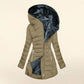 ⌛Limited-Time 50% OFF🛍️ Women's Slim-Fit Insulated Hooded Coat – Warm, Windproof & Flattering