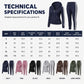 🔥 50% OFF 👟 Women’s Striped Zip-Up Hoodie & Pants Set – Stretchy, Flattering & Effortlessly Sporty