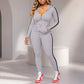 🔥 50% OFF 👟 Women’s Striped Zip-Up Hoodie & Pants Set – Stretchy, Flattering & Effortlessly Sporty