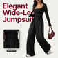 🔥 50% OFF ✨ Women’s Square Neck Wide-Leg Jumpsuit – Flattering Waist, Stretchy Comfort & Effortless Elegance