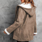 🔥 50% OFF 🧥 Women’s Faux Suede Hooded Coat with Plush Lining – Warm & Cosy