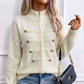 🔥 50% OFF ✨ Women’s Zip-Up Knit Cardigan – Stand Collar & Relaxed Fit