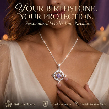 ✨50% OFF✨ Celtic Witch Knot Pendant Necklace – Elegant Symbolic Jewellery for Everyday Wear