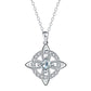 ✨50% OFF✨ Celtic Witch Knot Pendant Necklace – Elegant Symbolic Jewellery for Everyday Wear