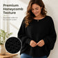 🔥 50% OFF 🍂 Women’s Loose Batwing Knit Sweater – Half Turtleneck, Soft Viscose & Relaxed Fit