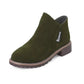 50% OFF🍂 Women’s Side-Zip Ankle Boots – Comfortable Low Heel Everyday Style