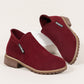 50% OFF🍂 Women’s Side-Zip Ankle Boots – Comfortable Low Heel Everyday Style