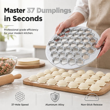 🥰LAST DAY SALE-50% OFF🥟 37-Hole Quick Dumpling Maker – Make 37 Dumplings at Once