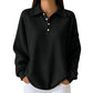 ✨50% OFF🍂 Women’s Relaxed Waffle Knit Top – Soft Collared Everyday Style