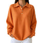 ✨50% OFF🍂 Women’s Relaxed Waffle Knit Top – Soft Collared Everyday Style