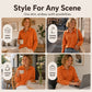✨50% OFF🍂 Women’s Relaxed Waffle Knit Top – Soft Collared Everyday Style