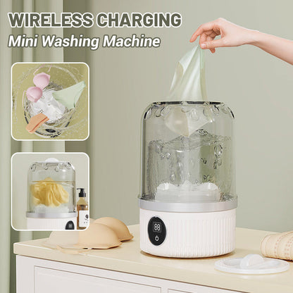 🚨 Trending Now 50% Off🌀 Wireless Mini Washing Machine – Portable Automatic Clothes Washer