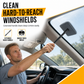 🚗49% OFF NOW! Car Windshield Cleaning Brush – Extended Long Handle Double-Sided Window Cleaner, Reach Deep Corners, 4 Kit Options for Interior Auto Glass