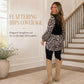 Women's Leopard Print Long Sleeve Top