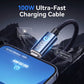 ⚡ 50% OFF | 100W USB-C Fast Charging Cable – Smart Chip & Braided Design