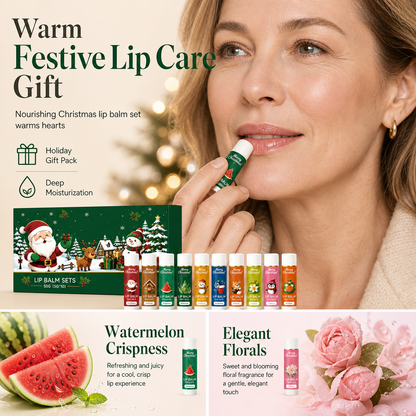 Christmas Moisturizing Lip Balm Set