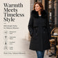 🧥 More Coverage, Easy Comfort | Women's Mid-Length Warm Jacket⚡