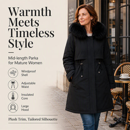 🧥 More Coverage, Easy Comfort | Women's Mid-Length Warm Jacket⚡