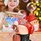 🎄 50% OFF🎅 | Funny Santa Bubble Blowing Machine – Music, Lights & Christmas Bubble Fun