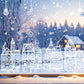 🎄 50% OFF | Christmas Village Window Cling Set – 78 Reusable Static Decals