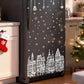 🎄 50% OFF | Christmas Village Window Cling Set – 78 Reusable Static Decals